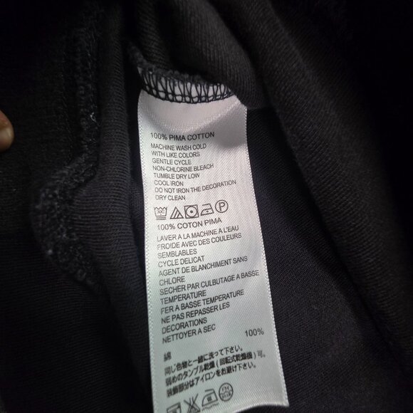 Tommy Bahama Mens XXL 1/4 Zip Pullover Long Sleeve Pima Cotton‎ Black Preppy - Picture 6 of 6